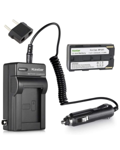 Kastar BP911 Battery (1-Pack) + Charger for Canon BP-911, BP-911K, BP-914, BP-915 and Canon ES6500V, ES7000es, ES7000V, ES8000V, ES8100V, ES8200V, ES8400V, ES8600 Camera