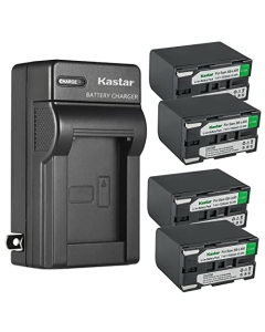 Kastar 4-Pack SB-L480 Battery and AC Wall Charger Replacement for Mamiya Leaf Aptus-II 7, Mamiya Leaf Aptus-II 8, Mamiya Leaf Aptus-II 10, Mamiya Leaf Aptus-II 10R Medium Format Camera