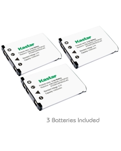 Kastar Battery (3-Pack) for Olympus LI-40B LI-42B LI-40C and Olympus FE-20 FE-150 FE-160 FE-190 FE-220 FE-230 FE-240 FE-250 FE-280 FE-290 FE-300 FE-320 FE-330 FE-3010FE-4050 FE-5000