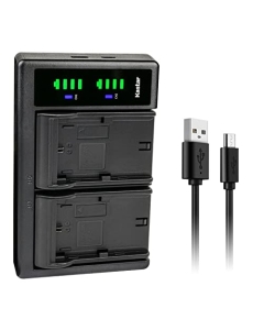 Kastar LP-E6 LTD2 USB Battery Charger Replacement for Canon LP-E6NH LP-E6NHs Battery, Canon EOS R6 Mark II Mirrorless Camera