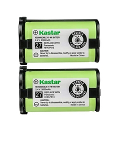 Kastar 2-Pack Battery Replacement for Battery Biz B-7014 B7014, Dantona BATT-513 BATT513, Empire CPH-489 CPH489, GE 26423 86423 TL26423, Interstate Batteries ATEL0002 TEL0002, Lenmar CB0-513 CB0513