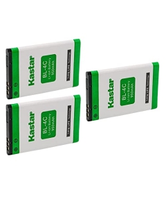 Kastar BL-4C Battery 3-Pack Replacement for Maxcom MM355BB MM400 MM400BB MM422 MM428 MM428BB MM430 MM430BB MM431 MM431BB MM432 MM432BB MM435 MM435BB MM440 MM440BB MM450 MM450BB MM450BB Plus MM460