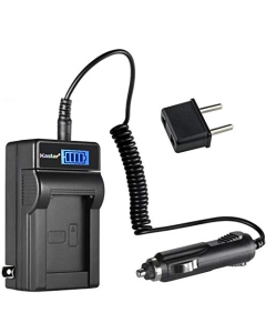 Kastar LP-E6 LCD AC Battery Charger Compatible with Canon EOS 5DS, EOS 5DS R, EOS 5D Mark II, EOS 5D Mark III, EOS 5D Mark IV, EOS 6D, EOS 6D Mark II, EOS 7D, EOS 7D SV, EOS 7D Mark II