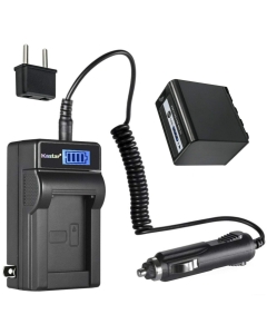 Kastar 1-Pack AG-VBR89 Battery and LCD AC Charger Compatible with Panasonic AJ-PCS060, AJ-PX230, AJ-PX270, AJ-PX270PJ, AJ-PX298, AJ-PX298MC, AJ-UX90, AJ-UX180, HC-X1, HC-X1000, HC-MDH2, HC-MDH2GK