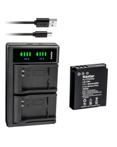 Kastar 4-Pack Battery and LTD2 USB Charger Replacement for Kodak LB-080 NCA-K/102 Spare Battery, PIXPRO SP1, SP1 HD, SP1-YL3 Action, PlaySport Zx5, PIXPRO SP360, SP360 4K, PIXPRO ORBIT360 4K VR Camera