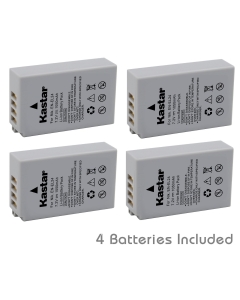 Kastar [Fully Decoded] EN-EL24 Battery (4-Pack) for Nikon EN-EL24 ENEL24 Rechargeable Li-ion Battery Work with Nikon 1 J5 Camera