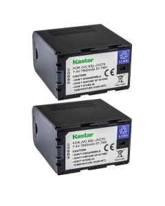 Kastar Battery 2 Pack for JVC SSL-JVC50 SSL-JVC70 SSL-JVC75 BN-S8I50 GY-HMQ10 GY-LS300 GY-HM200 GY-HM200U GY-HM600 GY-HM600E GY-HM600EC GY-HM620U GY-HM650 GY-HM650SC GY-HM650U GY-HM660SC GY-HM660U