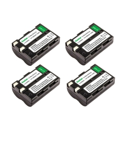 Kastar 4-Pack EN-EL3A Battery Replacement for Nikon EN-EL3, EN-EL3a Battery, Nikon MH-18, MH-18a, MH-19 Charger, Nikon D50, D70, D70s, D100, D100 SLR Cameras