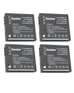 Kastar 4-Pack DMW-BCE10 / CGA-S008 Battery Replacement for Panasonic Lumix DMC-FX35 DMC-FX35A DMC-FX35EG-A DMC-FX35EG-K DMC-FX35EG-N DMC-FX35EG-S DMC-FX35EG-W DMC-FX35K DMC-FX35S Camera