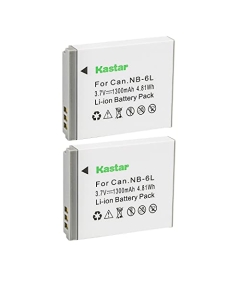 Kastar 2-Pack NB-6L Battery Replacement for Digital Camera for Kids Boys and Girls 36MP Children's Camera with 32GB SD Card, Full HD 1080P Rechargeable Electronic Mini Camera for Students, Teens, Kids