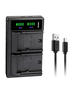 Kastar 2-Pack Battery Charger for Kokad LB-015 & PIXPRO WPZ2 Action Camera, 4.2V Output, 24 Min Charge Time