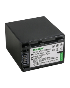 Kastar 1-Pack NP-FV100 Battery 7.2V 5750mAh Replacement for Sony DCR-SX33, DCR-SX34, DCR-SX43, DCR-SX44, DCR-SX45, DCR-SX53, DCR-SX63, DCR-SX65, DCR-SX73, DCR-SX83, DCR-SX85, DEV-3 Camcorder