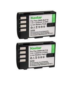 Kastar 2-Pack Battery Replacement for Panasonic DMW-BLF19 Lumix DMC-GH3 Lumix DMC-GH3A Lumix DMC-GH3AGK Lumix DMC-GH3GK Lumix DMC-GH3H Lumix DMC-GH3HGK Lumix DMC-GH3KBODY Lumix DMC-GH4H Lumix DMC-GH4