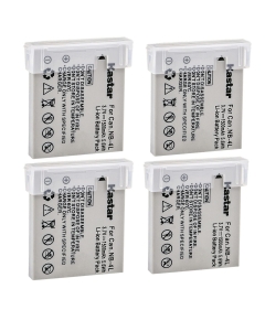 Kastar 4-Pack NB-4L Battery Replacement for Canon PowerShot ELPH 330 HS, VIXIA Mini, IXY Digital 10, IXY Digital 40, IXY Digital 45, IXY Digital 50, IXY Digital 55, IXY Digital 60 Camera