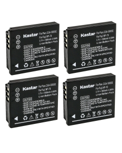 Kastar 4-Pack DB-60 DB-65 Battery Replacement for Ricoh DB-60 DB-65 Battery, Ricoh BJ-6 Charger, Ricoh Caplio R3, Caplio R30, Caplio R4, Caplio R40 Camera