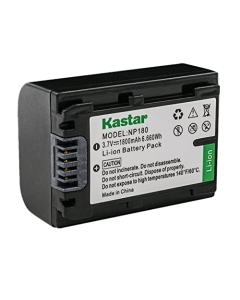 Kastar 1-Pack NP-180 Battery Pack Replacement for Minolta MN2K50NV - 2.7K Quad HD / 48MP, MN4K25NV - 4K Ultra HD, MN4K20NV - 4K Ultra HD, MN2K10NV - 2.7K Quad HD / 48MP IR Night Vision Camcorder