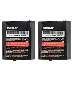 Kastar 2-Pack M53615 Ni-MH Battery 3.6V 1650mAh Replacement for Motorola 2 Way Radios Talkabout MJ270, Talkabout MJ270R, Talkabout MR350, Talkabout MR350R, Talkabout MR350R VP, TalkAbout MR350TPR