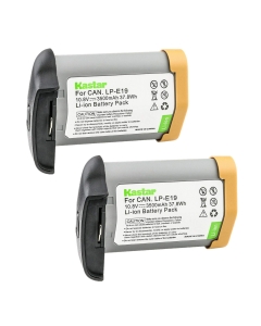 Kastar [Fully Decoded] 2-Pack LP-E19 Battery Compatible with Canon EOS-1D X Mark III, Mark 3, EOS 1D C, EOS 1D Mark III, Mark 3, EOS 1Ds Mark III, Mark 3, EOS 1D Mark IV, Mark 4, EOS 1D X Camera