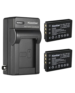 Kastar 2-Pack Battery and AC Wall Charger Replacement for Fieldpiece RLB2, Fieldpiece SCL2, SRL2, SRL2 Leak Detectors, SRL8, SRL8 Leak Detectors