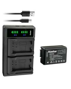 Kastar 1-Pack Battery and LTD2 USB Charger Compatible with Leica BP-DC9 BP-DC9-E BP-DC9-U Battery, Leica BC-DC9 BC-DC9-E BC-DC9-U Charger, Leica V-Lux 2, Leica V-Lux 3 Camera