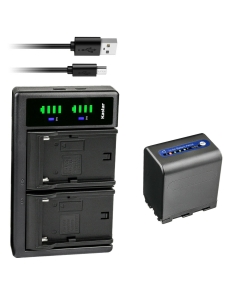 Kastar 1-Pack NP-QM91D Battery and LTD2 USB Charger Compatible with Sony CCD-PC101 CCD-PC103 CCD-PC104 CCD-PC105 CCD-PC110 CCD-PC115 CCD-PC120 CCD-PC330 CCD-TRV6 CCD-TRV8 CCD-TRV10 CCD-TRV11 Camera