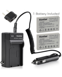 Kastar Battery X2 & AC Travel Charger for Sanyo DB-L40, DB-L40AU and Sanyo Xacti DMX-HD1, DMX-HD1A, DMW-HD2, DMX-HD15, DMX-HD700, DMX-HD800, VPC-HD1, VPC-HD1A, VPC-HD1E, VPC-HD2, VPC-HD700, VPC-HD800