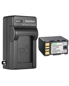 Kastar 1-Pack Battery and AC Wall Charger Replacement for JVC GZ-MG275 GZ-MG275AA GZ-MG275AC GZ-MG275B GZ-MG275E GZ-MG275EK GZ-MG275EX GZ-MG275S GZ-MG275US GZ-MG330 GZ-MG330A GZ-MG330AUS GZ-MG330B