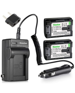 Kastar BN-VG114 Battery (2-Pack) and Charger Kit for JVC BN-VG107 BN-VG107U BN-VG108U BN-VG108E BN-VG114 BN-VG114U BN-VG114US Rechargeable Lithium-ion Battery