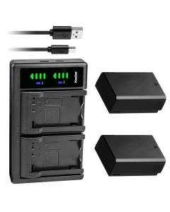 Kastar 2-Pack EN-EL25 Battery and LTD2 USB Charger Replacement for Nikon EN-EL25, ENEL25 EN-EL25a, 4241 Battery, Nikon MH-32 Charger and Nikon Z50, Z 50, Nikon Z FC Mirrorless, Z Series Digital Camera