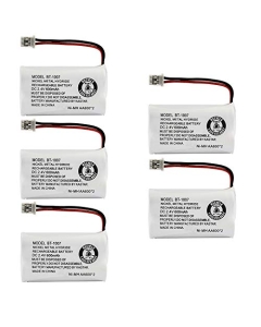 Kastar 5-Pack BT-1007H BT1007 Battery Replacement for GP GP60AAS2BMX, Interstate Batteries ATEL0035 TEL0035, Lenmar CBC-206, Memorex MPH-6925, Sprint 89340, NABC 721040000