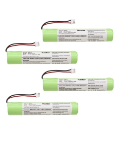 Kastar 4-Pack Ni-MH Battery 3.6VDC 2000mAh 7.20Wh Replacement for Hurricane Spin Scrubber Brush Cleaner Mop Spin-Scrubber Bathtub