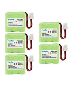 Kastar 5-Pack 3.6V 500mAh Ni-MH Battery Replacement for Bell South 33010X, B610, B630, Excursion 3255, TL6551, 23722, 23724, 23726, 23732, 23733, 23736, 23737, 23740, 33003, 33004, 33005, 33007 Phone