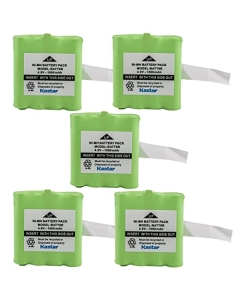 Kastar 5-Pack BATT6R Battery 4.8V 1000mAh Replacement for Midland Two-Way Battery BATT-6R, BATT6R, AVP-8, AVP8 2-Way Radio Battery and 6R-US, 6RUS, ARAD0142, RBZ303MI