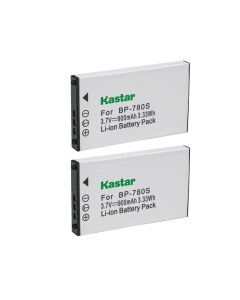 Kastar 2-Pack Battery Replacement for Kyocera BP-780S, Kyocera BP-780CS Battery, Kyocera CONTAX SL300R, Kyocera CONTAX SL300RT, Kyocera Finecam SL300R SL 300R, Kyocera Finecam SL400R SL 400R Camera