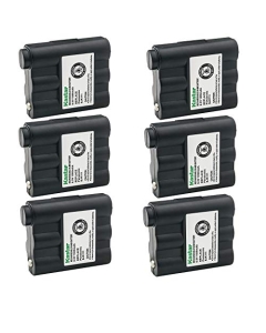 Kastar 6-Pack Two-Way Radio Battery Ni-MH 6V 1000mAh Replacement for Midland GXT808, GXT850, GXT860, GXT881, GXT-895 GXT-900, GXT-950, GXT-991, GXT900, GXT950, GXT991, Nautico 3 VHF Marine Radio