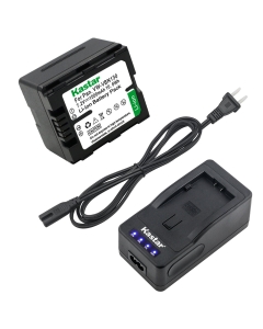 Kastar LED Super Fast Charger & Battery Replacement for Panasonic VW-VBN130 and Panasonic HC-X800, HC-X900, HC-X900M, HC-X910, HC-X920, HC-X920M, HDC-HS900, HDC-SD800, HDC-SD900, HDC-TM900 Cameras