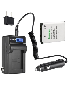 Kastar 1-Pack EN-EL19 Battery and LCD AC Charger Compatible with Nikon EN-EL19, Sony NP-BJ1 Battery, Nikon MH-66 Sony NP-BJ1 Charger, Nikon Coolpix S6900, Coolpix S7000, Sony DSC-RX0 Cameras