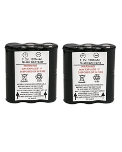 Kastar 2-Pack HNN9044A Battery Replacement for Motorola HNN9044 HNN9044A HNN9044AR HNN9056 HNN9056A HNN9056AR, Radio Shack 23-9049, Radio Shack 19-1217, 19-361, 23-151, BTX-128 Battery