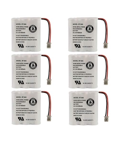 Kastar 6-Pack Battery Replacement for Uniden BT-905 BT905 BP-905 BP905 BT-1006 BT-800 BT800 BP-800 BP800, Uniden TRU3466 TRU348 TRU3485 XE895 XE8950 XE965 XE985