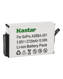 Kastar 1-Pack ASBBA-001 Battery 3.85V 2720mAh Replacement for GoPro Camera ASBBA-001 Fusion Battery, GoPro ASBBA-001 Battery, Gopro Fusion 360-Degree Action Camera, Gopro Fusion VR 360 Camera