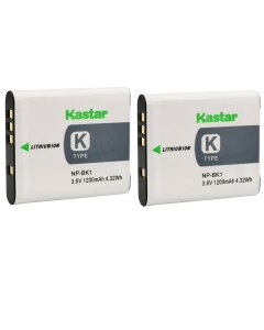 Kastar 2-Pack Battery Replacement for Sony Webbie MHS-PM1, Bloggie MHS-CM5, Bloggie MHS-PM5, Cyber-Shot DSC-S750, Cyber-Shot DSC-S780, Cyber-Shot DSC-S950, Cyber-Shot DSC-S980 Camera