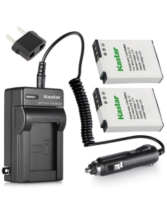 Kastar Battery (2-Pack) + Charger for EN-EL12 MH-65 & Coolpix AW100, AW100s, AW110, AW110s, S9900, S9700, S9500, S9300, S9200, S9100, S6300, S8100, P330, P310, P300, S1200pj, S1000pj, S620, S31