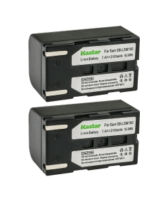 Kastar SB-LSM160 Battery 2-Pack Replacement for Samsung SC-DC165, SC-DC171, SC-DC171U, SC-DC173, SC-DC173U, SC-DC175, SC-DC563, SC-DC564, SC-DC565, SC-DC575, VP-D351, VP-D352, VP-D353 Camera