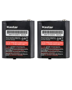 Kastar 2 Pack Two-Way Radio Rechargeable Battery Replacement for Motorola Em1000 53615 m53615 KEBT-071-A KEBT-071-B KEBT-071-C KEBT-071-D Talkabout 5950 T4800 T4900 T5000 T5800 T9500R Talkabout Radios