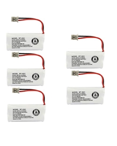 Kastar 5-Pack BT-1021 Battery Replacement for Uniden D1384BK D1384-2 D1384-2BK D1384-3 D1384-4 D1384-4BK D1384-5 D1384-6 D1483BK D1483W D1660 D1660-2 D1660-2T D1660-3 D1660-4 D1680 D1680-2 D1680-3