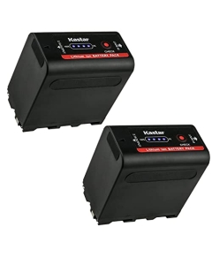 Kastar Magic NP-F980Exp Battery 2-Pack Replacement for Bosma G1 Pro 8K Camera (MFT)