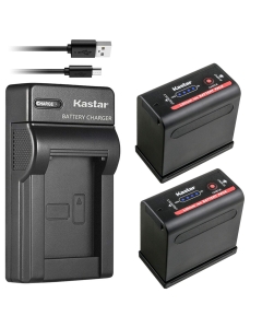 Kastar 2X Battery + Charger Replace for Canon G2000 GL1 GL-1 GL2 GL-2 MV1 MV10 MV10i MV20 MV20i MV100 MV100i MV200 MV200i Optura Optura Pi Ultura Vistura UC-V10 UC-V10Hi UC-V20 UC-V30 UC-V100 UC-V200