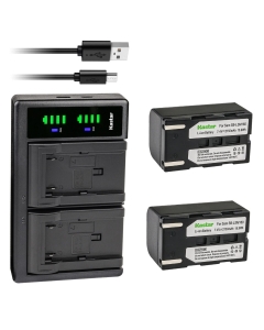 Kastar 2-Pack SB-LSM160 Battery and LTD2 USB Charger Replacement for Samsung SC-D365, SC-D366, SC-D371, SC-D372, SC-D375, SC-D453, SC-D455, SC-D457, SC-D557, SC-D653, SC-D655, SC-D953, SC-D955