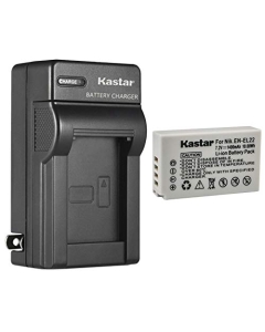 Kastar 1-Pack Battery and AC Wall Charger Replacement for Nikon EN-EL22 Battery MH-29 Charger, Nikon 1 J4 Digital Camera, Nikon 1J4 Digital Camera, Nikon 1 S2 Digital Camera, Nikon 1S2 Digital Camera