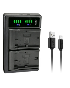 Kastar LTD2 USB Battery Charger Replacement for Canon DM-MV650i MV650i, DM-MV690 MV690, DM-MV700 MV700 MV700i, DM-MV730i MV730i, DM-MV750i MV750i, Optura 10, Optura 20, Optura 50MC
